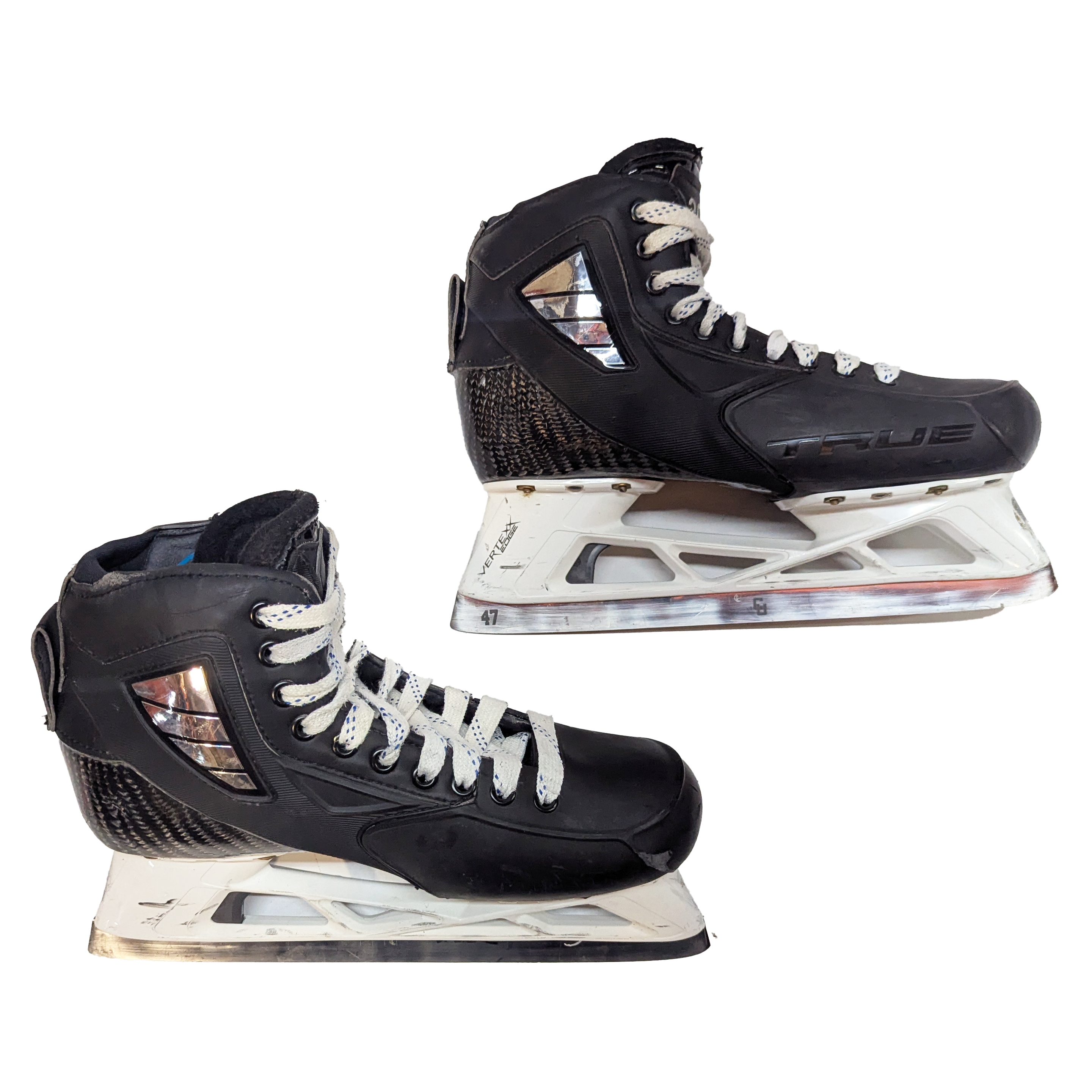 True Custom - Patins de gardien NCAA Pro Stock d'occasion - Taille 10